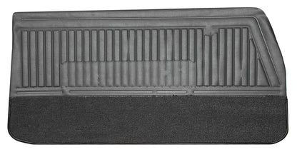 68 CHEVELLE/MALIBU 'OLDSMOBILE REPLACEMENT' FRONT DOOR PANELS (UNASSEMBLED) - BLACK