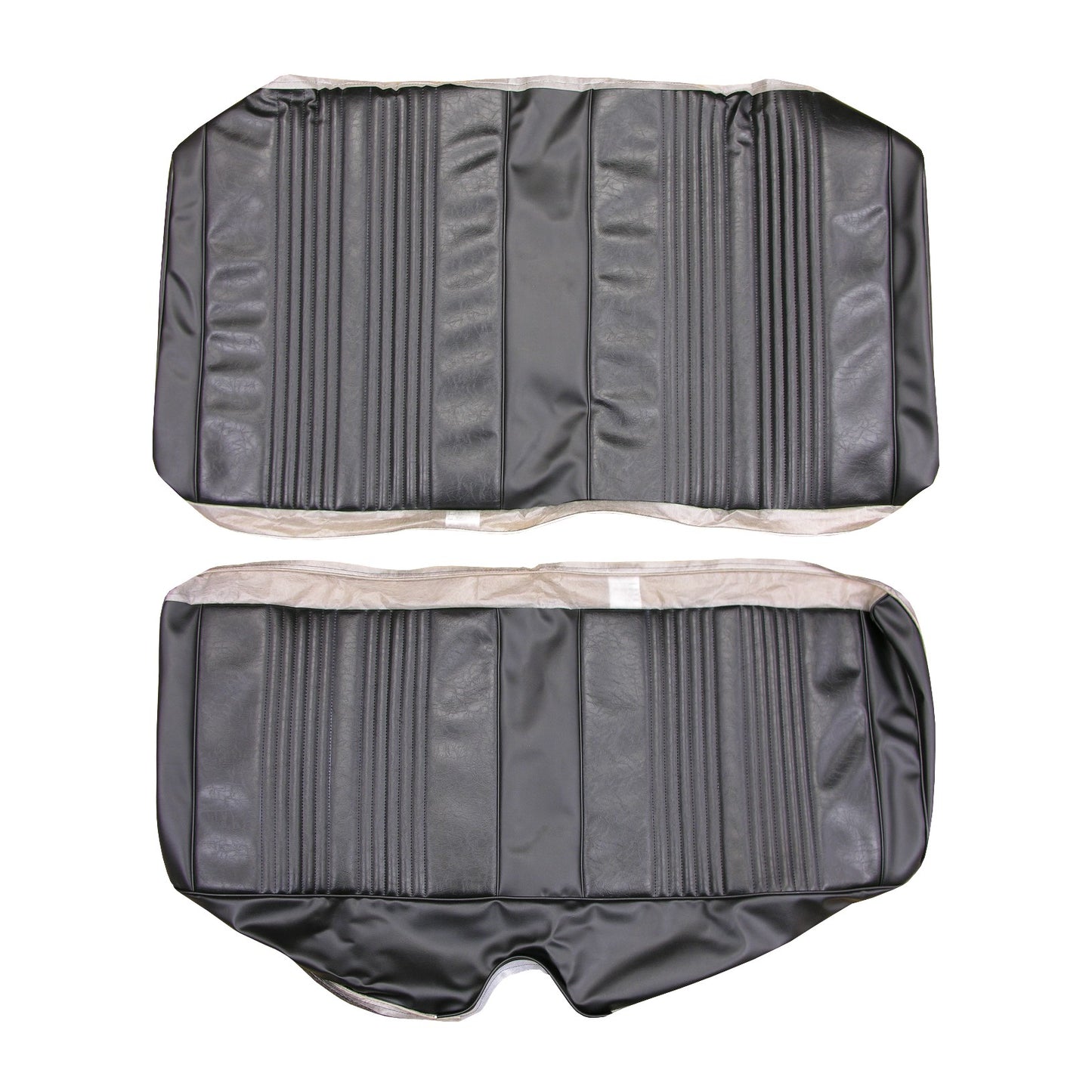 67 DART 270 HARDTOP REAR UPHOLSTERY - BLACK