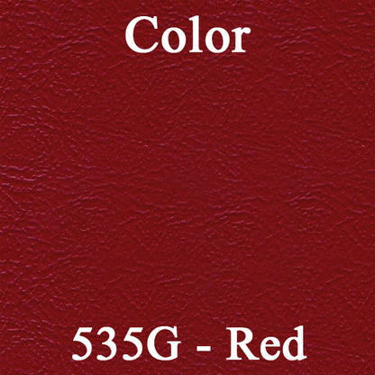 73/75 FIREBIRD/TRANS AM "DELUXE" HARDTOP REAR UPHOLSTERY - RED