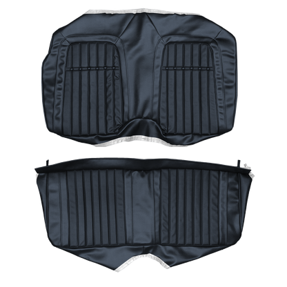 69 CAMARO "DELUXE" FOLD-DOWN REAR UPHOLSTERY - BLUE