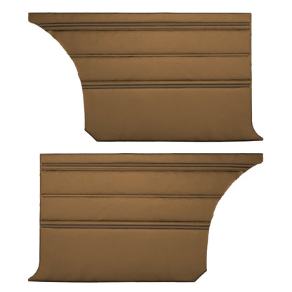 70 SPORT SATELLITE/ROADRUNNER/GTX HARDTOP REAR PANELS - BROWN W/ DARK BROWN WELT