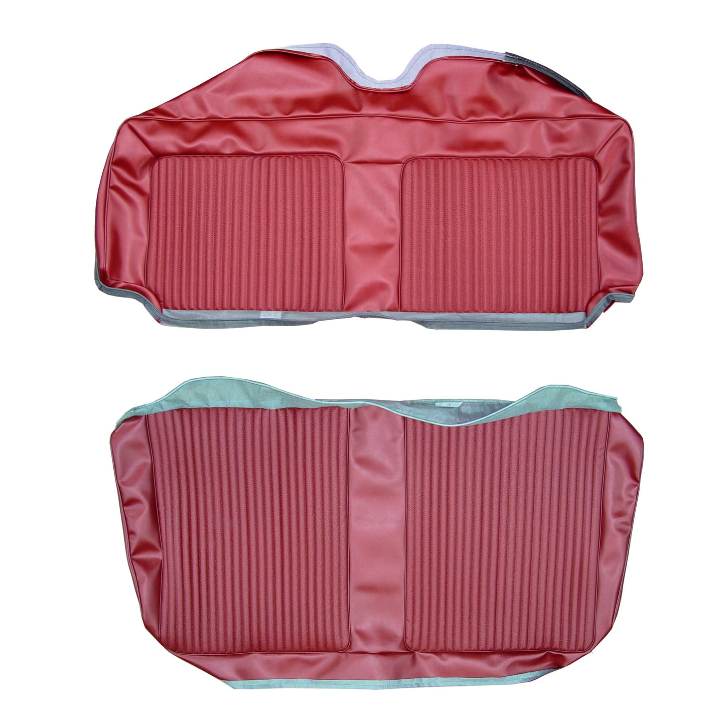 66 BELVEDERE II HARDTOP REAR UPHOLSTERY - RED