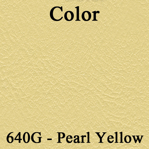 67 CUTLASS/442 SPLIT BENCH UPHOLSTERY - PEARL YELLOW
