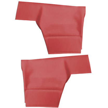 68 CAMARO "DELUXE" CONVERTIBLE REAR PANELS - RED