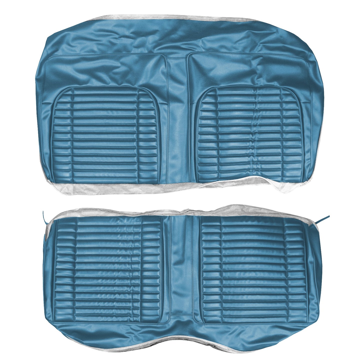 72 SATELLITE SEBRING/ROADRUNNER/GTX HARDTOP REAR UPHOLSTERY - BRIGHT BLUE