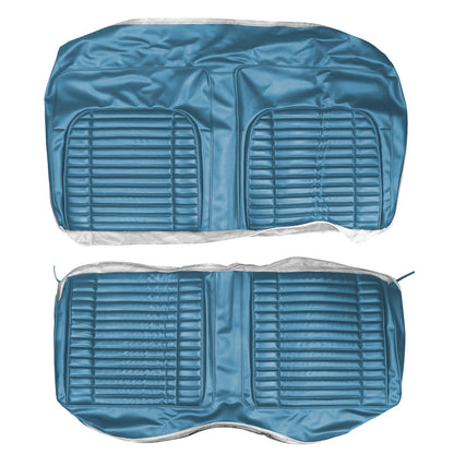 72 SATELLITE SEBRING/ROADRUNNER/GTX HARDTOP REAR UPHOLSTERY - BRIGHT BLUE
