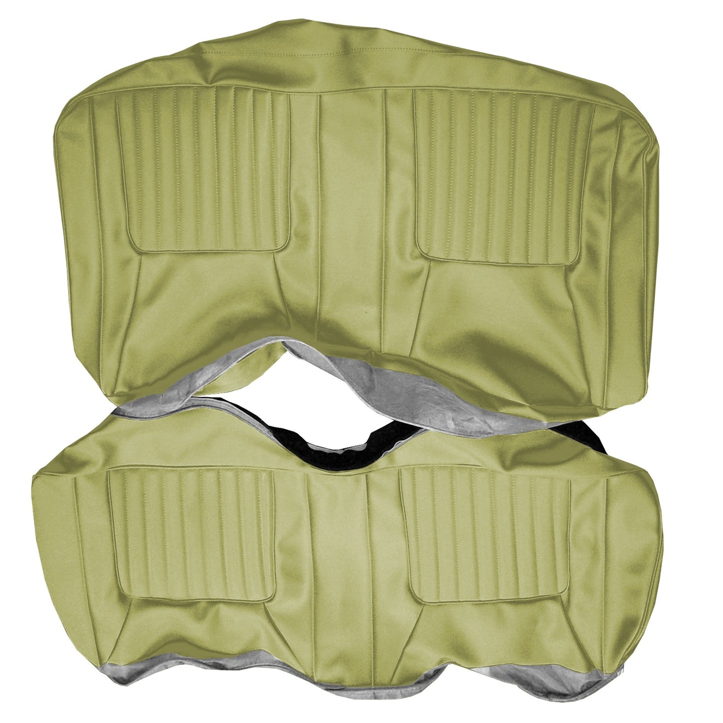 71 CHALLENGER "DELUXE" CONV. REAR UPHOLSTERY - EMBER GOLD