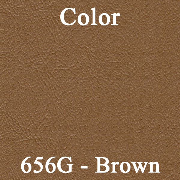 64 CUTLASS/442 BUCKET SEAT UPHOLSTERY - BROWN
