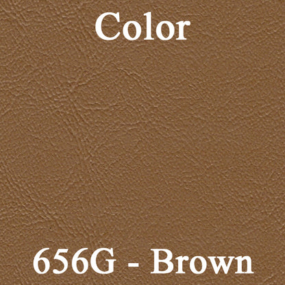 64 CUTLASS/442 BUCKET SEAT UPHOLSTERY - BROWN