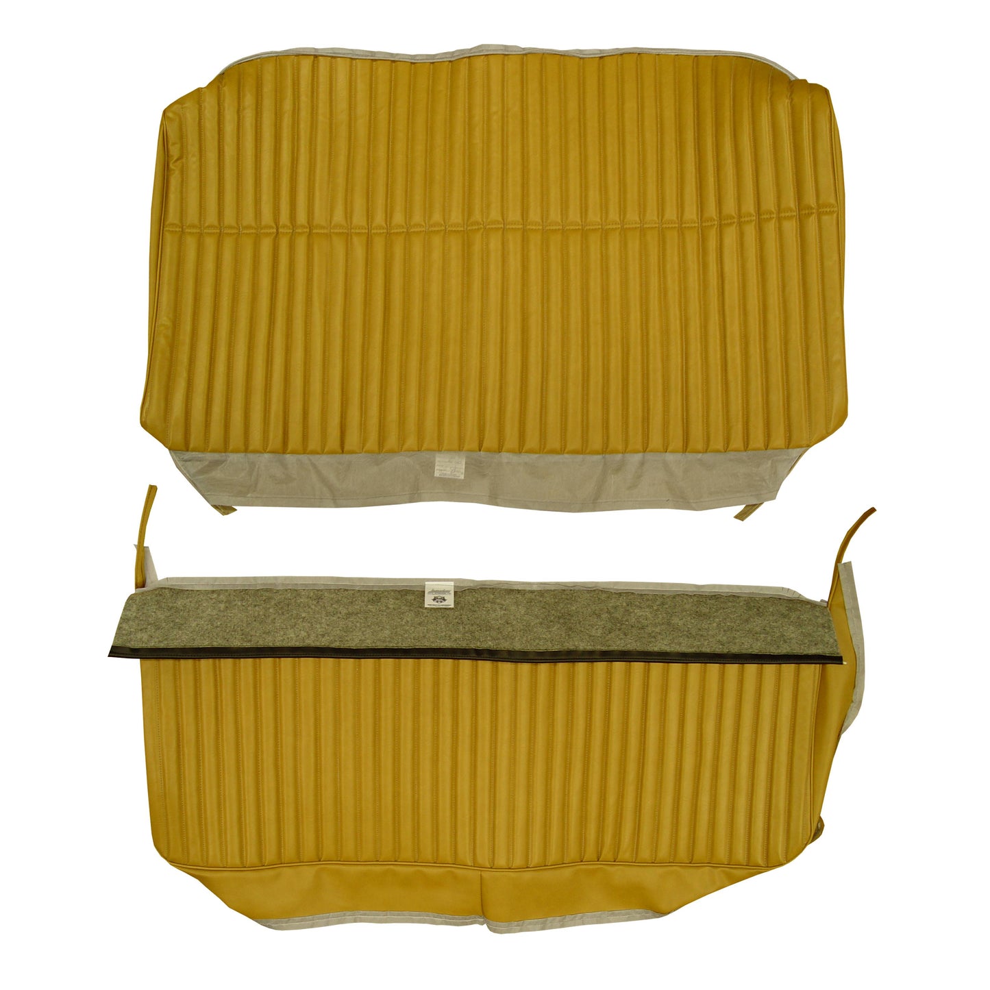 70 MONTE CARLO HARDTOP REAR UPHOLSTERY - GREEN
