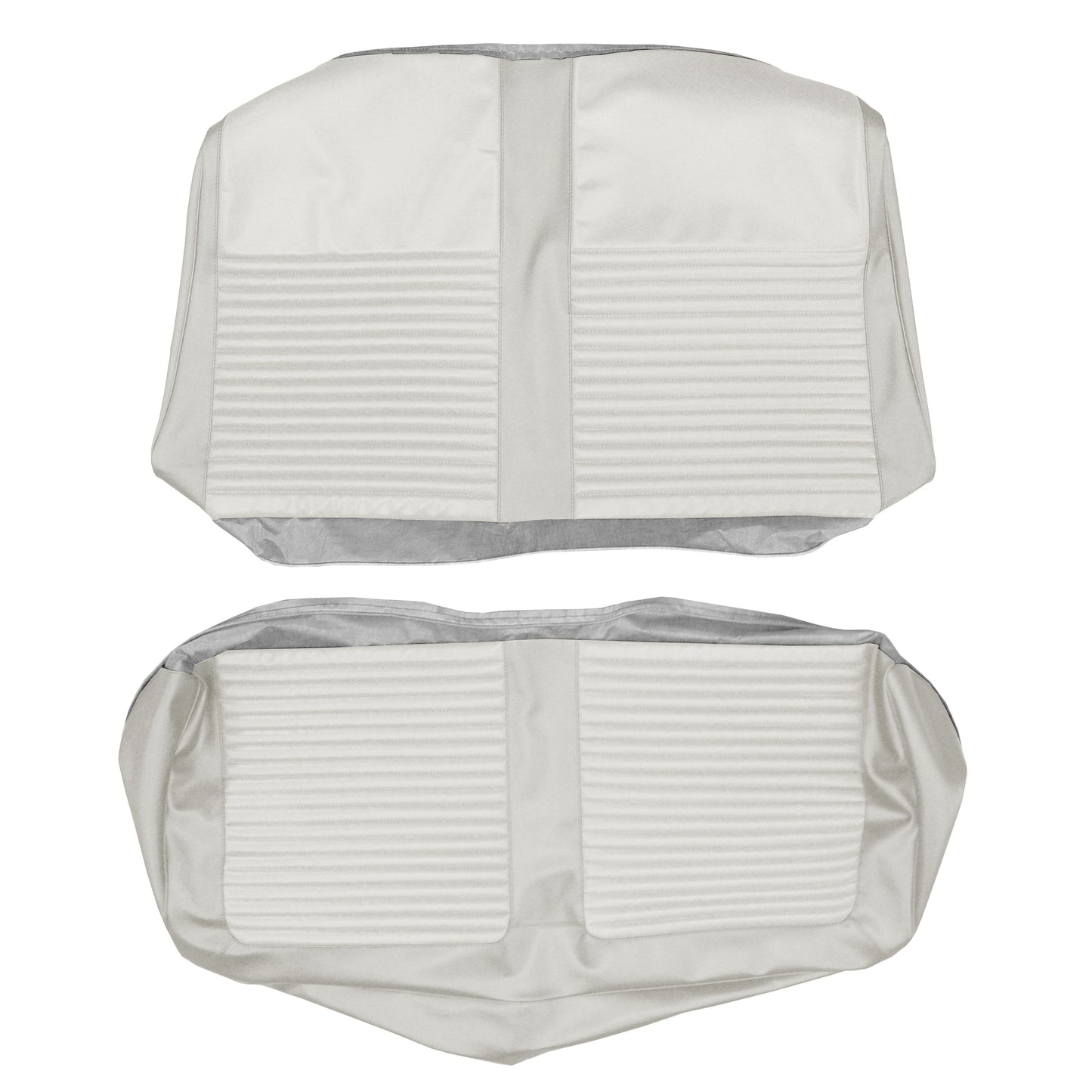 66 DART 270 CONVERTIBLE REAR UPHOLSTERY - OPAL/PEARL WHITE