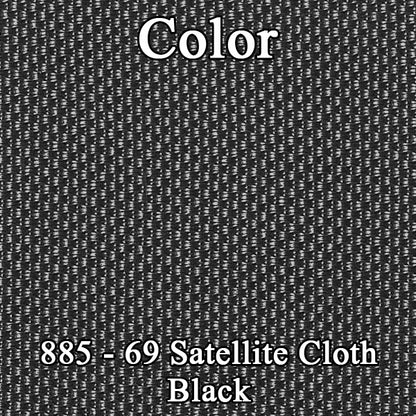 69 CLOTH BENCH - BLACK/BLACK