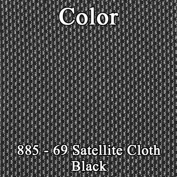 69 CLOTH 4-DOOR REAR - BLACK
