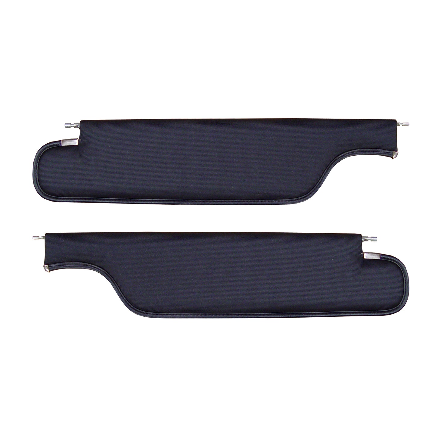 69 CHEVELLE/EL CAMINO HARDTOP SUNVISORS (RIBBED) - BLACK