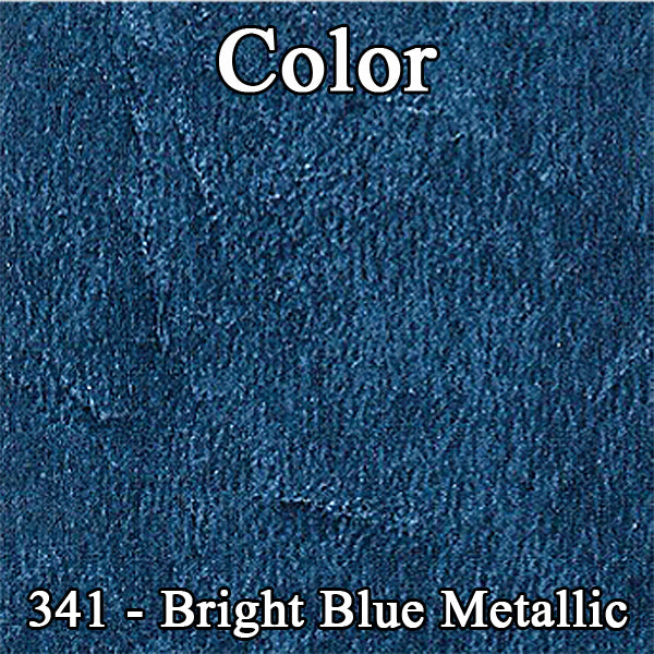 73 CHARGER/SATELLITE/ROADRUNNER BUCKET SEAT UPHOLSTERY - LSRM METALLIC BLUE/BRIGHT BLUE