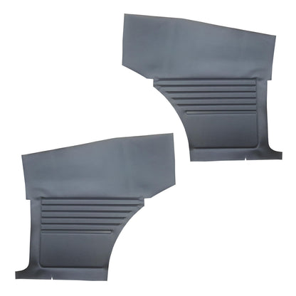 68 CAMARO "STANDARD" HARDTOP REAR PANELS W/ FIXED SEAT (UNASSEMBLED) - BLACK