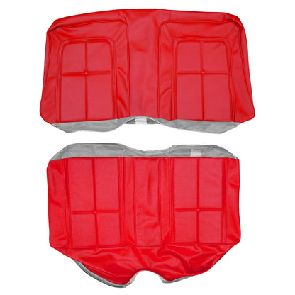 63 DART GT CONVERTIBLE REAR UPHOLSTERY - CRIMSON RED
