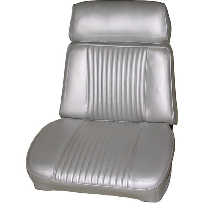 66 CHRYSLER 300 BUCKET SEAT UPHOLSTERY - SILVER