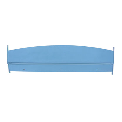 63 DODGE/PLYMOUTH B-BODY HARDTOP PACKAGE TRAY W/O SPEAKER CUT-OUTS - BLUE