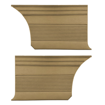69 CHARGER HARDTOP REAR PANELS - SADDLE