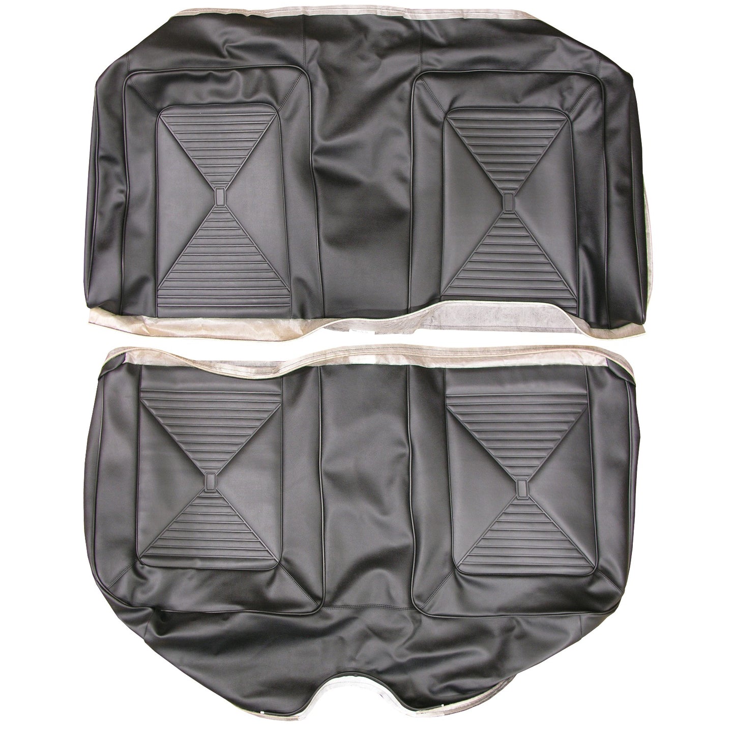 65 DART GT HARDTOP REAR UPHOLSTERY - BLACK