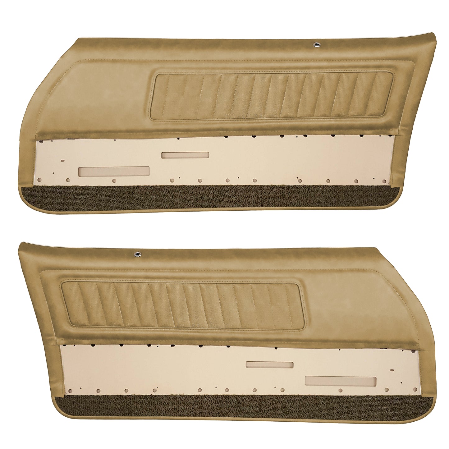 70 FIREBIRD/TRANS AM "DELUXE" DOOR PANELS (PRE-ASSEMBLED) - SADDLE