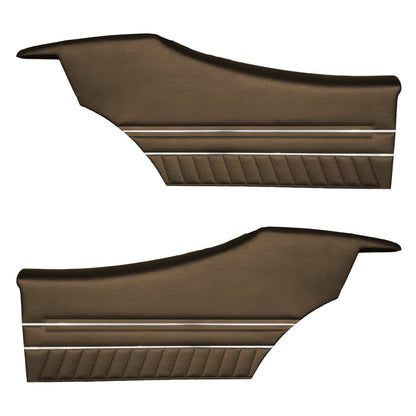 70 GTO/LEMANS SPORT HARDTOP REAR PANELS (PRE-ASSEMBLED) - BURNISHED SADDLE