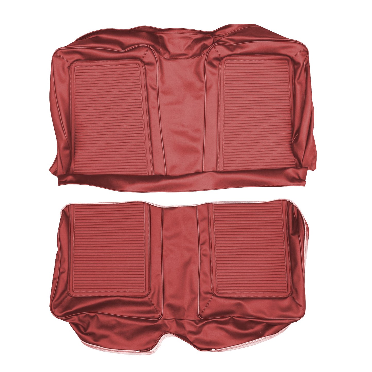 64-65 BARRACUDA FASTBACK REAR UPHOLSTERY - RED