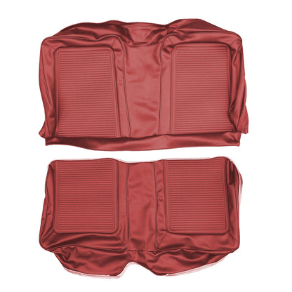 64-65 BARRACUDA FASTBACK REAR UPHOLSTERY - RED