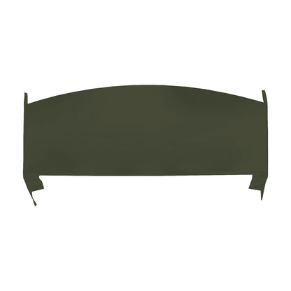 71 DUSTER/DEMON PACKAGE TRAY W/O SPEAKER CUT-OUTS - GREEN