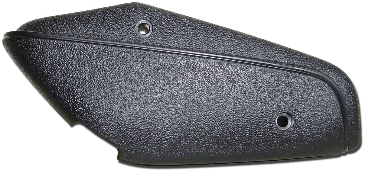 1968/1969 BKT HINGE COVERS - BLACK,68/69 BKT HINGE COVERS - BLK,68/69 BUCKET HINGE COVERS- BLK