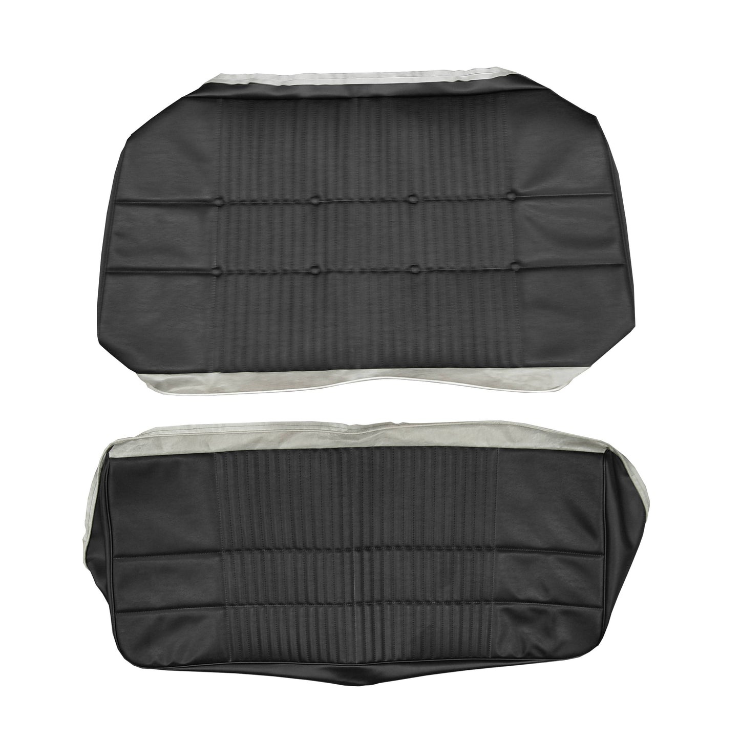 68 CORONET 500/RT CONVERTIBLE REAR UPHOLSTERY - BLACK