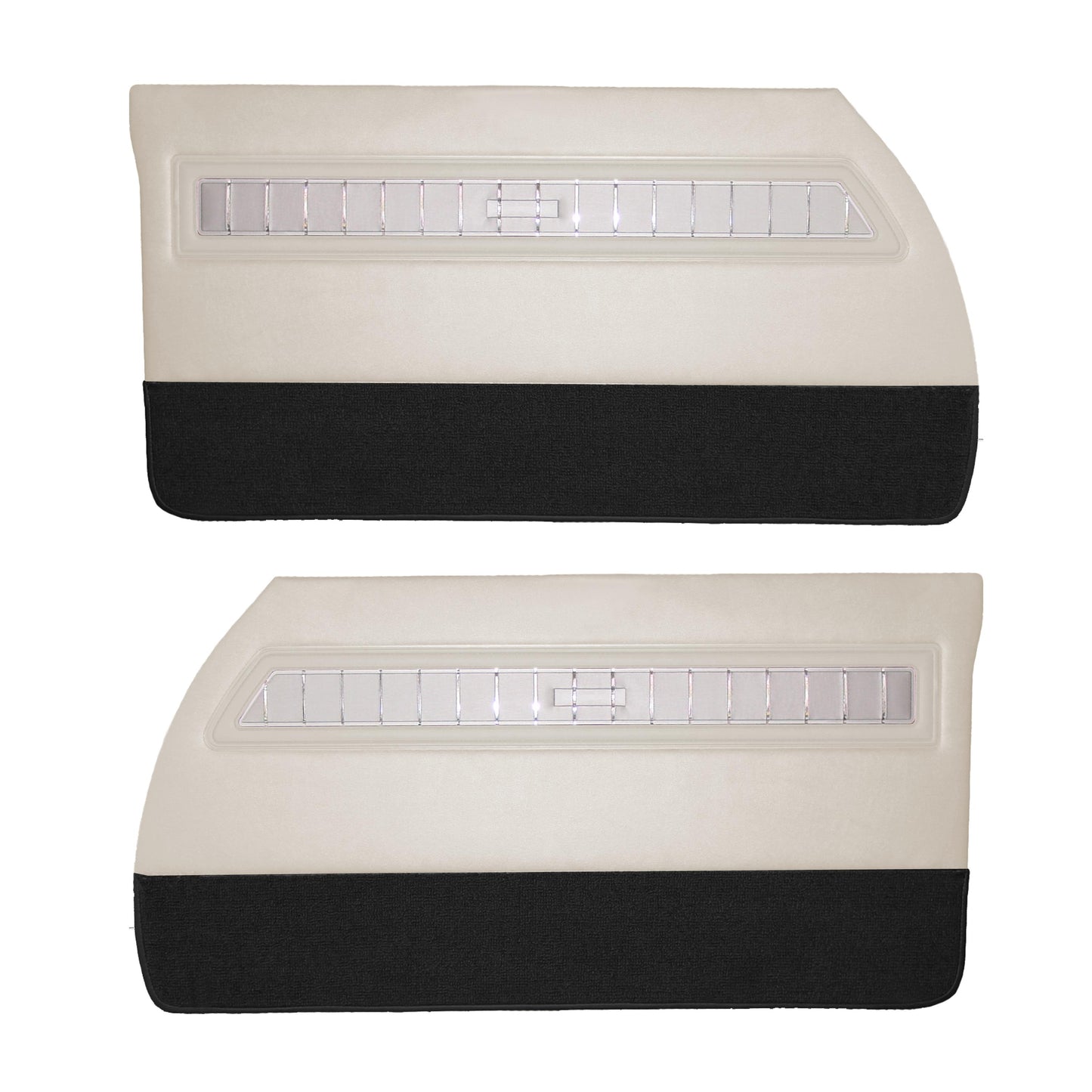 65 CORONET 500 FRONT DOOR PANELS (UNASSEMBLED) - PEARL WHITE