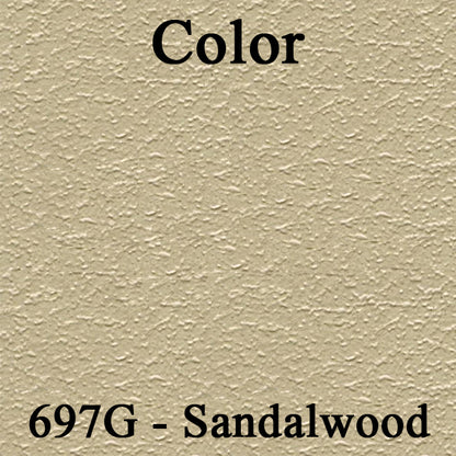 71 NOVA "STANDARD" COUPE REAR PANELS (PRE-ASSEMBLED) - SANDALWOOD