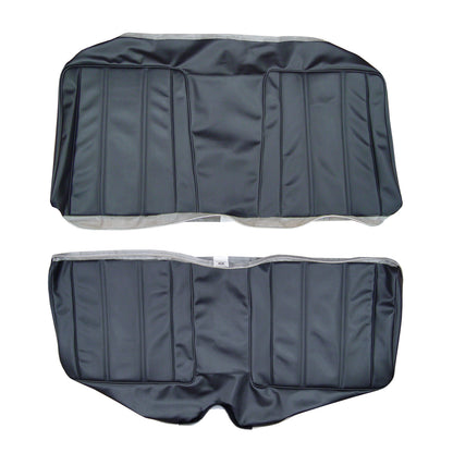 68 BARRACUDA "STANDARD" HARDTOP REAR UPHOLSTERY - BLACK