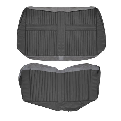 64 CUTLASS/442 CONVERTIBLE REAR UPHOLSTERY - BLACK
