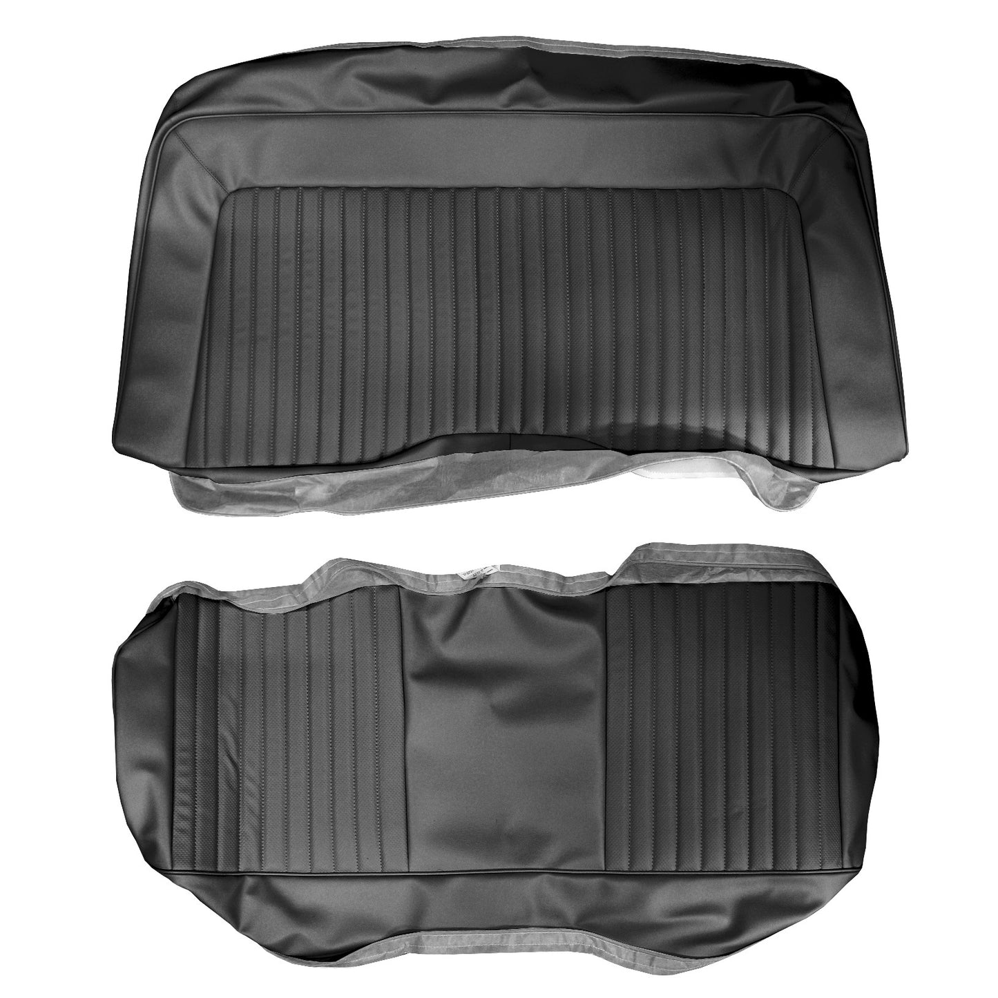 73 BARRACUDA/CHALLENGER HARDTOP REAR UPHOLSTERY - BLACK