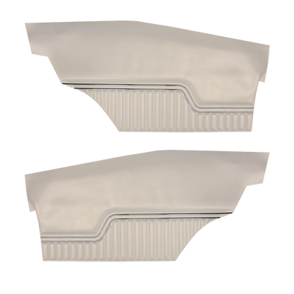 72 CHEVELLE/MALIBU HARDTOP REAR PANELS (UNASSEMBLED) - WHITE