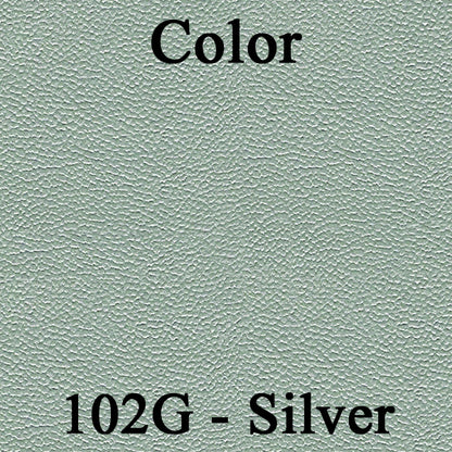 81 CAMARO "DELUXE CLOTH" DOOR PANELS (PRE-ASSEMBLED) - SRM SILVER RIBBED CLOTH/SILVER