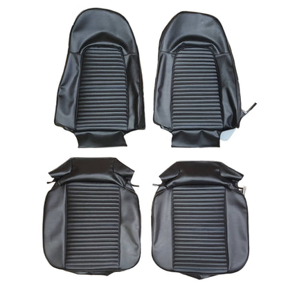 72 JAVELIN/AMX/GREMLIN/HORNET BUCKET SEAT UPHOLSTERY - BLACK