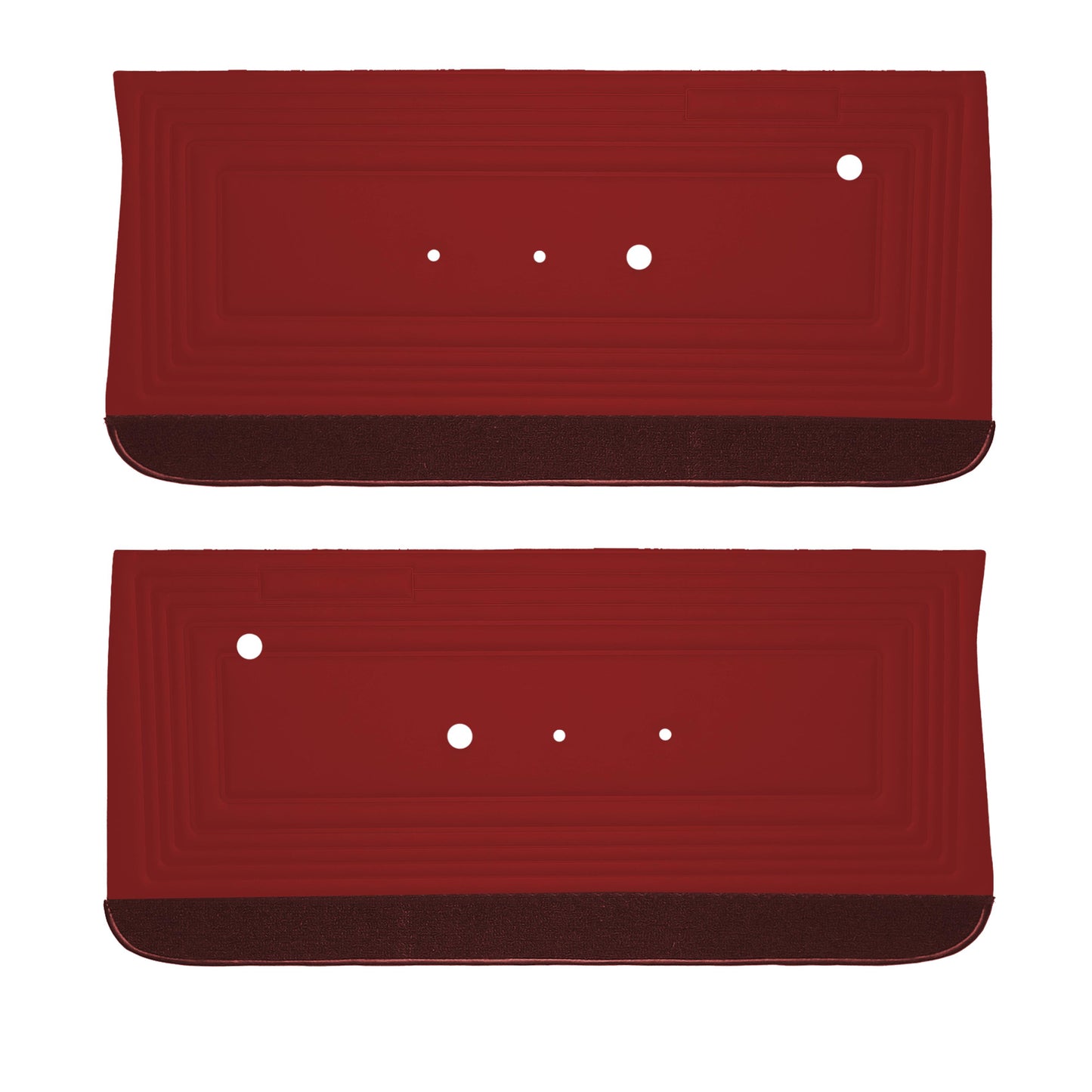 65 GTO/LEMANS FRONT DOOR PANELS - RED