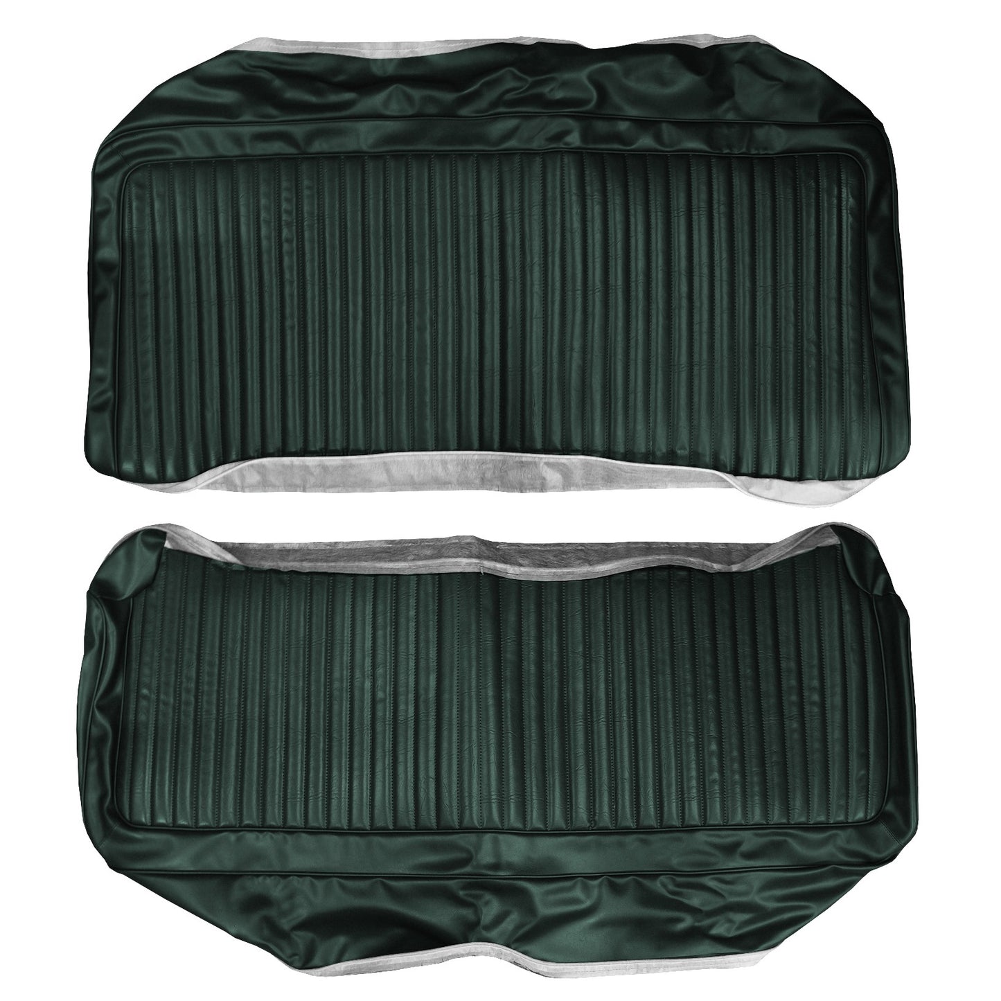 74-75 DART SWINGER/SCAMP "STANDARD" HARDTOP REAR UPHOLSTERY - JADE GREEN