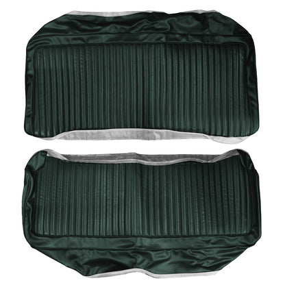 74-75 DART SWINGER/SCAMP "STANDARD" HARDTOP REAR UPHOLSTERY - JADE GREEN