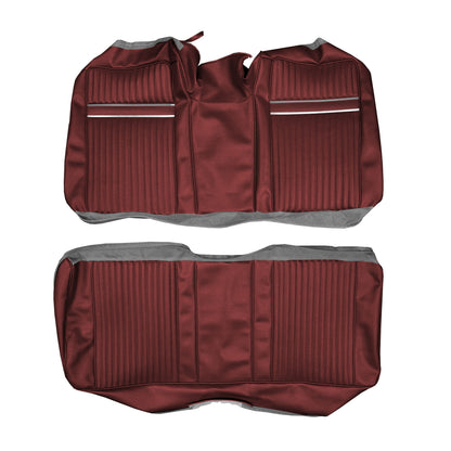 67 SPORT FURY/FURY III CONV. REAR UPHOLSTERY - RED