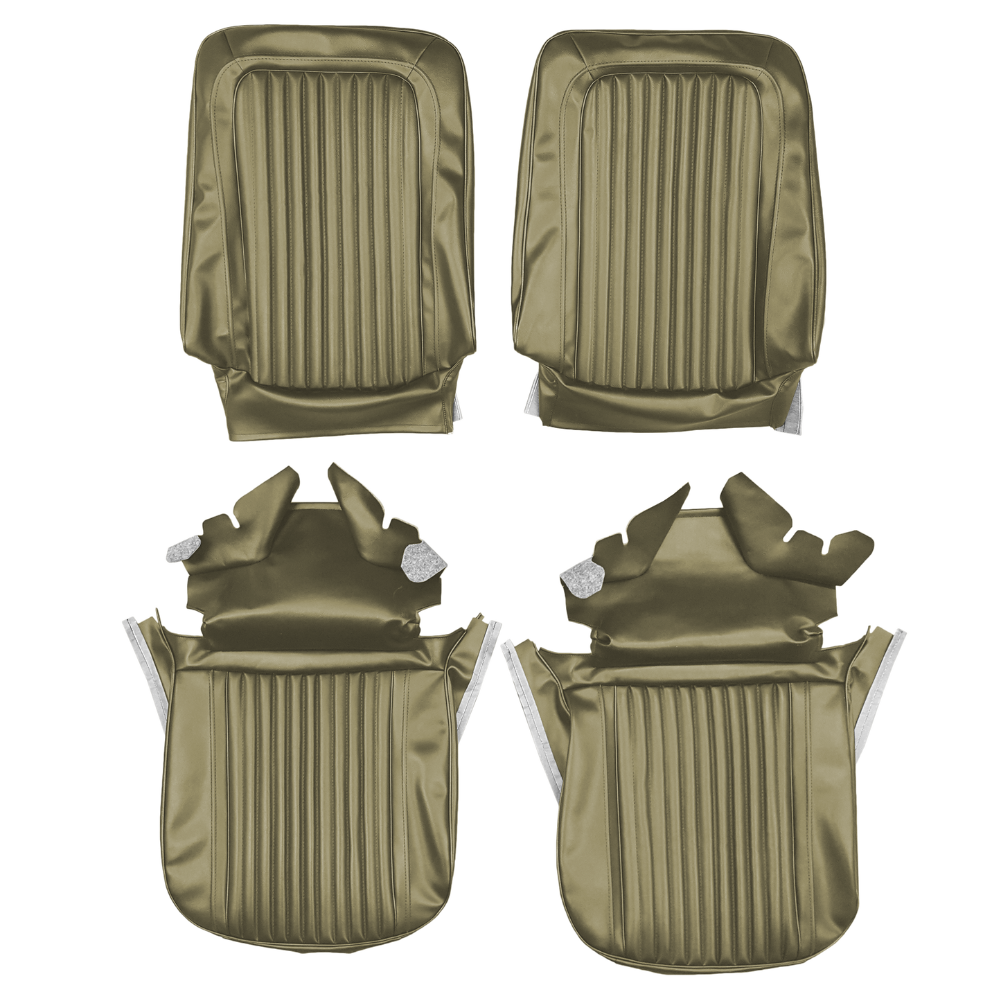 68 CUTLASS SUPREME BUCKET SEAT UPHOLSTERY - WILLOW GOLD