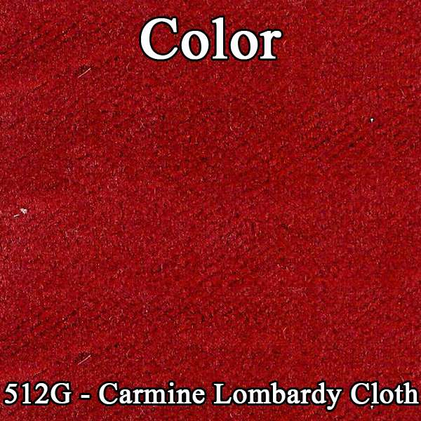 79/80 DLX CLOTH BKTS - CARMINE