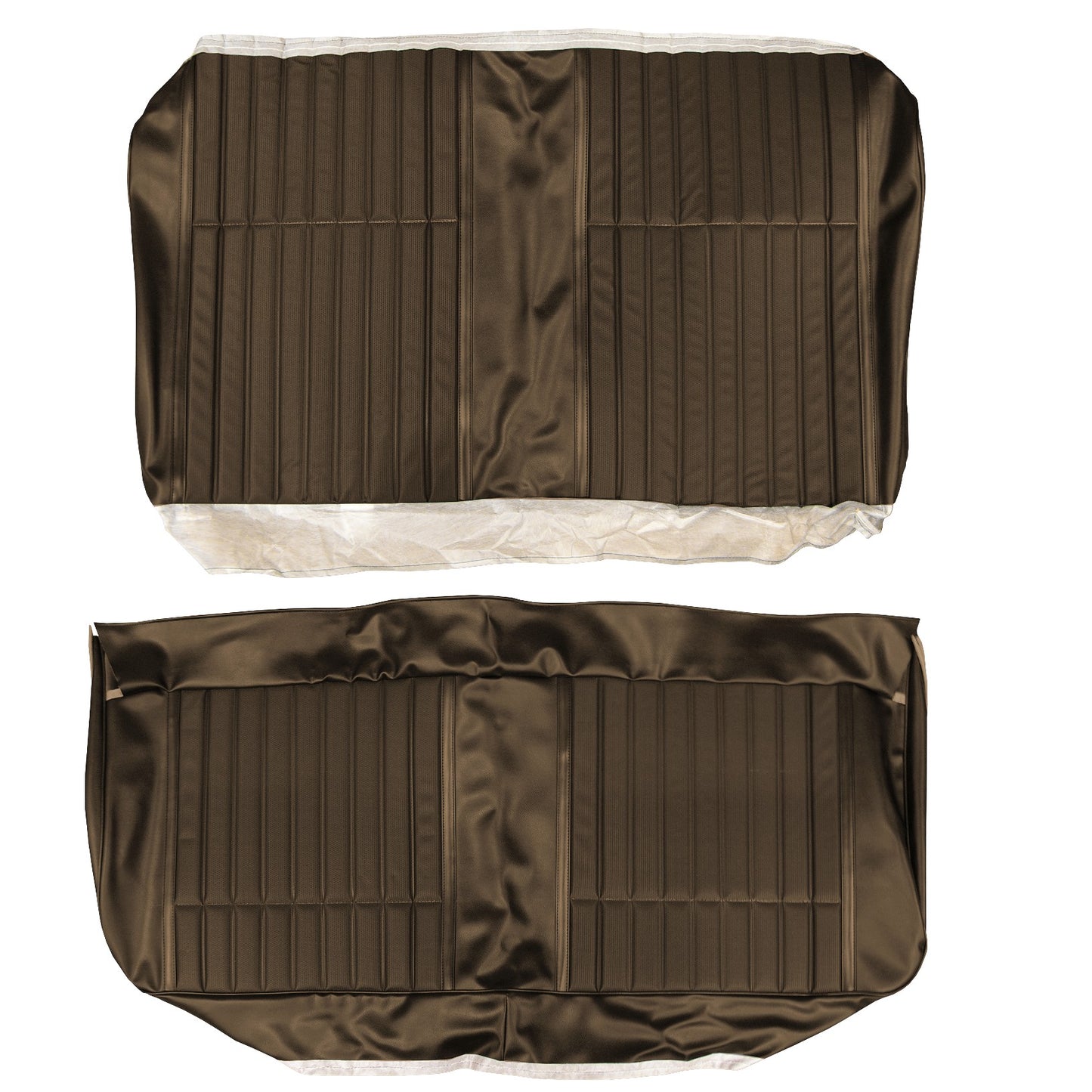 70 GTO/LEMANS SPORT HARDTOP REAR UPHOLSTERY - BURNISHED SADDLE