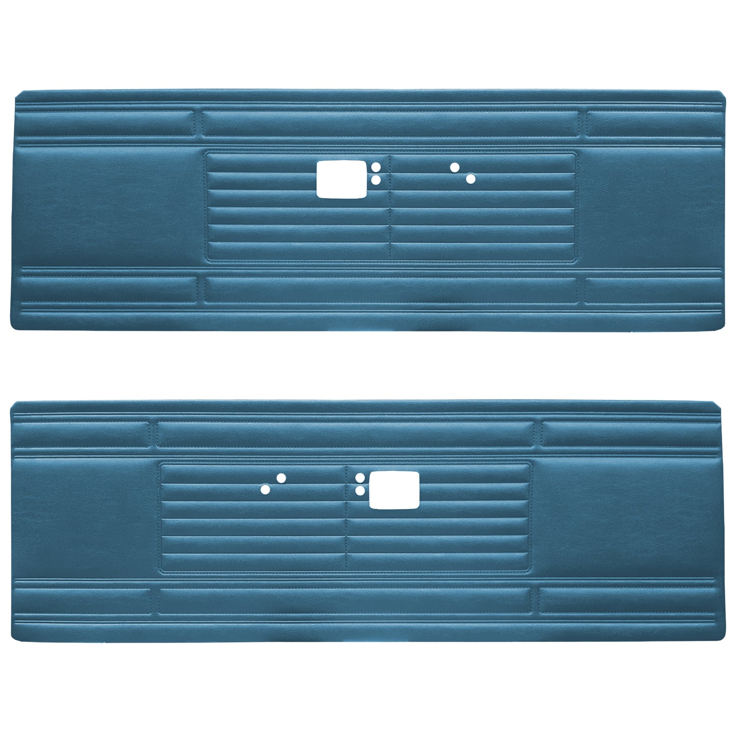 69 BARRACUDA "STANDARD" FRONT DOOR PANELS - BRIGHT BLUE