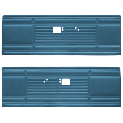 69 BARRACUDA "STANDARD" FRONT DOOR PANELS - BRIGHT BLUE