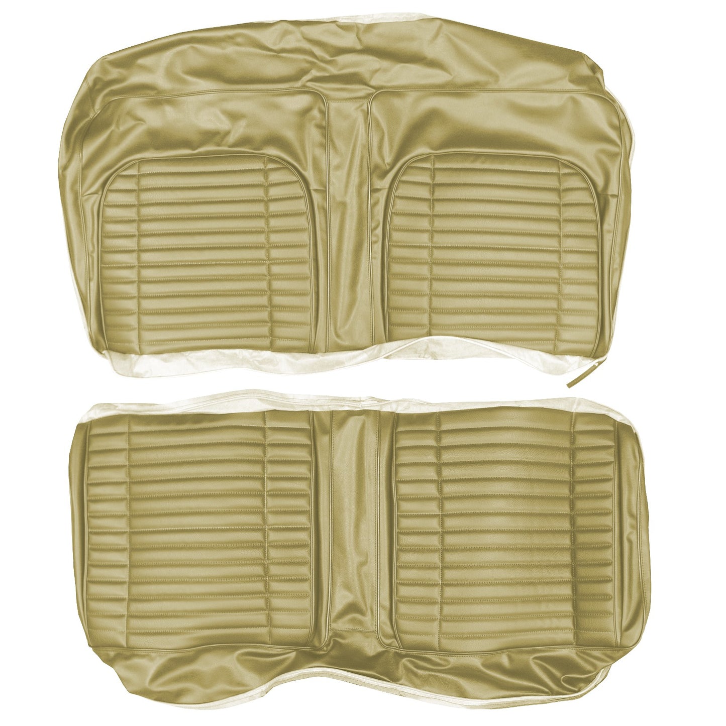 71 CHARGER/SUPERBEE/SATELLITE/ROADRUNNER/GTX REAR UPHOLSTERY - EMBER GOLD